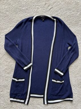 torrid Navy Long Sleeve Cardigan Size 0